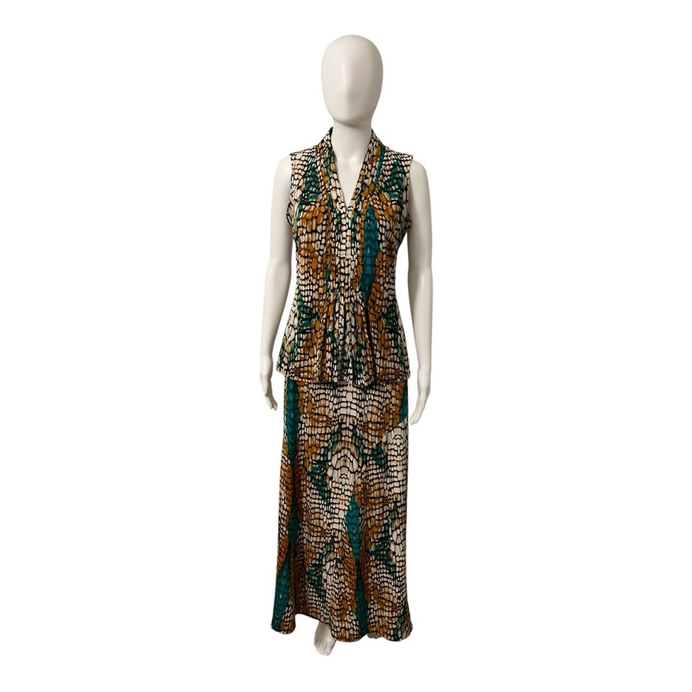 East 5th Multicolor Sleeveless Maxi Skirt Set Size S